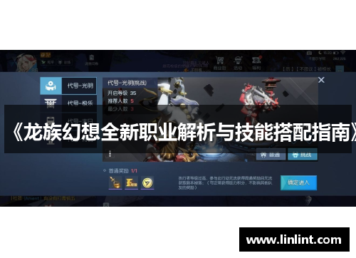 《龙族幻想全新职业解析与技能搭配指南》
